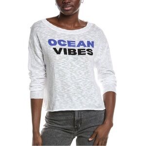 Ocean Vibes Graphic light weight SUMMER sweater NwT Sz medium